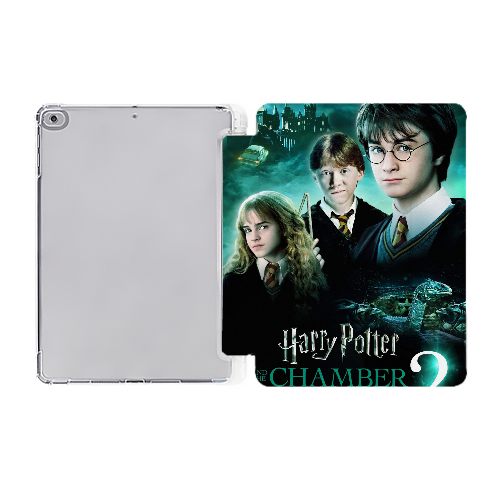（画像用） Harry Potter ハリー・ポッターシリーズ IPad ケース ペン収納付き 三つ折りスタンド PUレザー×シリコン 対応機種9.5/10.5/10.9インチ